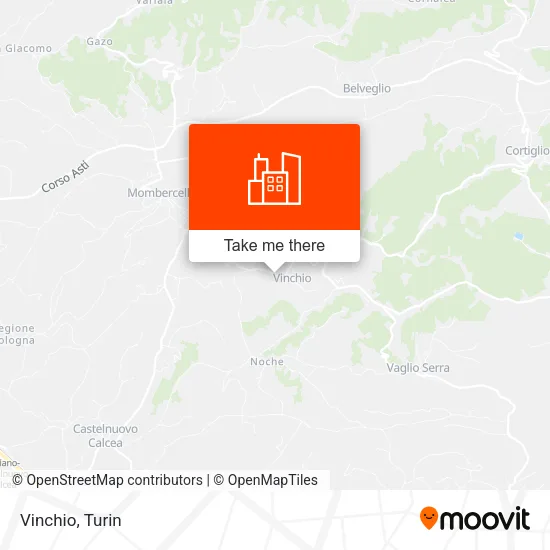 Vinchio map