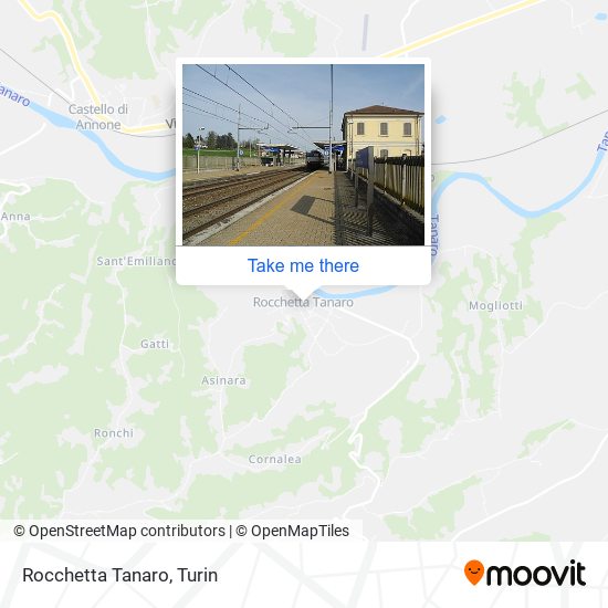 Rocchetta Tanaro map