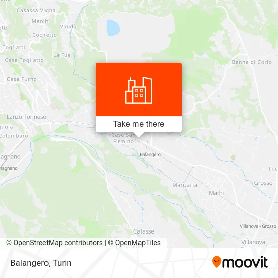 Balangero map