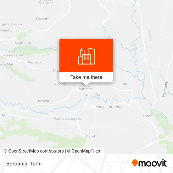 Barbania map
