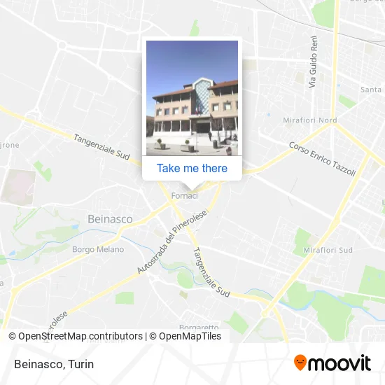 Beinasco map