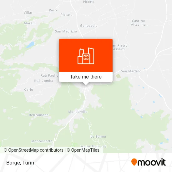 Barge map