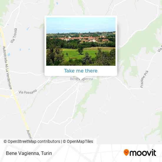 Bene Vagienna map
