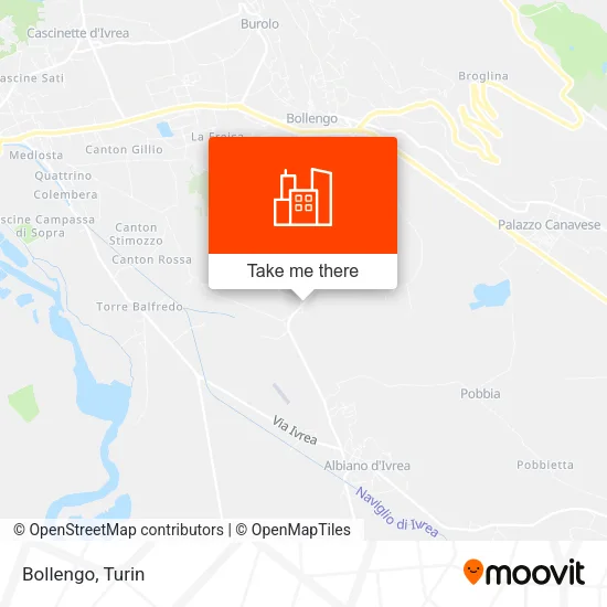Bollengo map