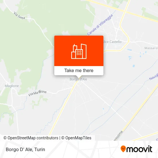 Borgo D' Ale map