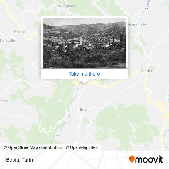 Bosia map
