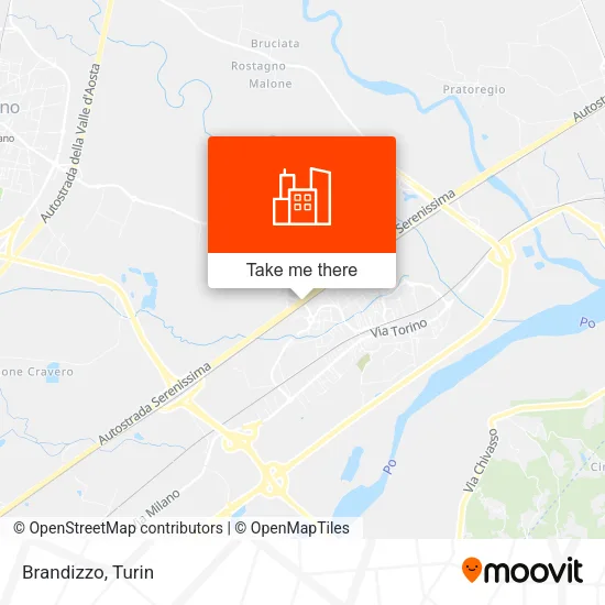 Brandizzo map