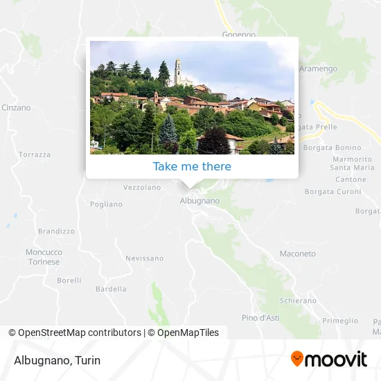 Albugnano map