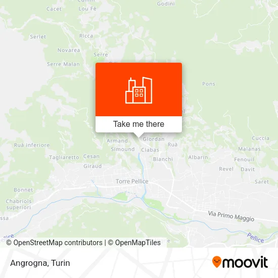 Angrogna map