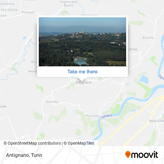 Antignano map