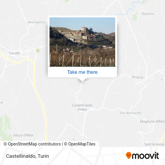 Castellinaldo map
