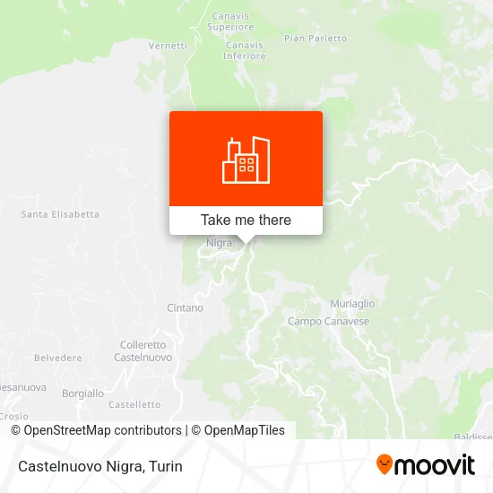 Castelnuovo Nigra map