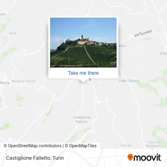 Castiglione Falletto map