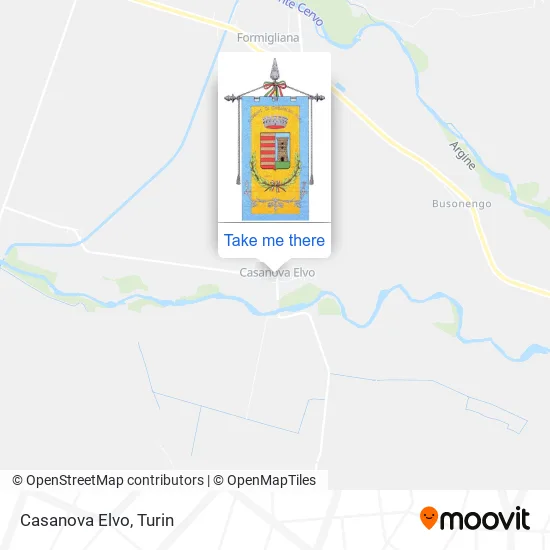 Casanova Elvo map