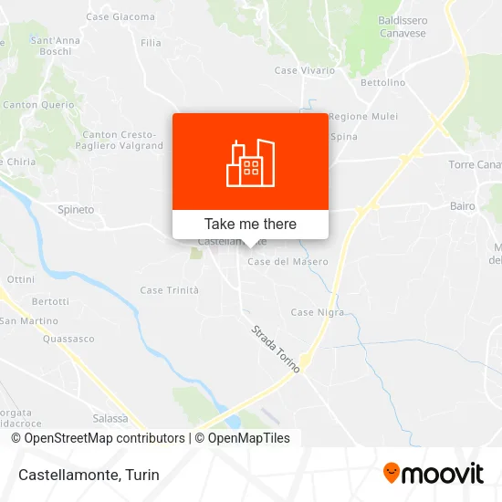 Castellamonte map