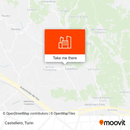 Castellero map