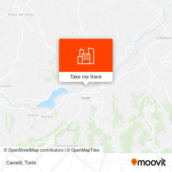 Canelli map
