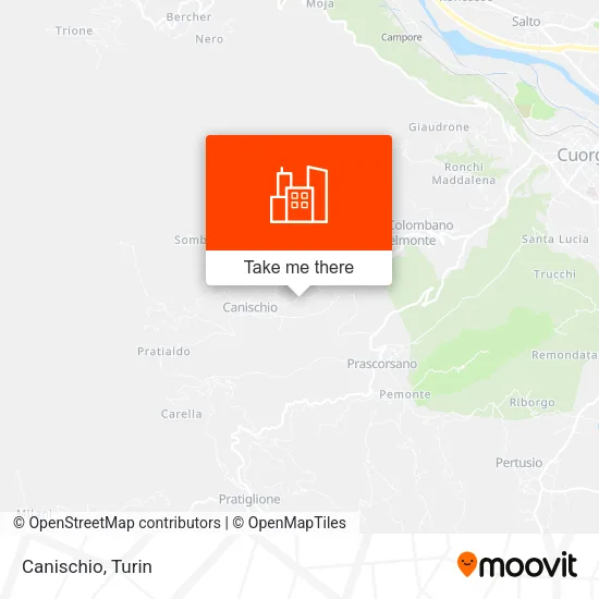 Canischio map