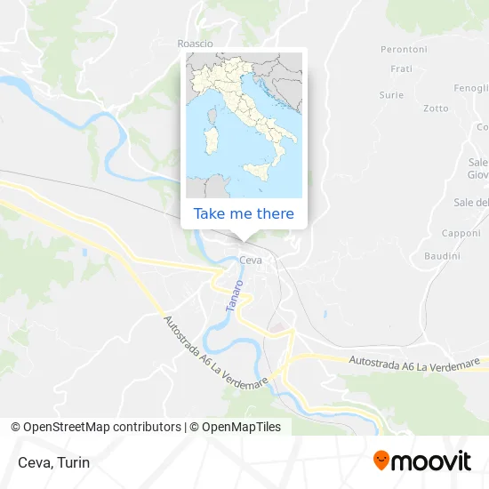 Ceva map