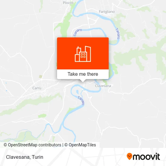 Clavesana map