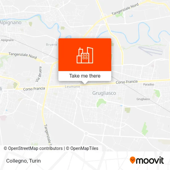 Collegno map