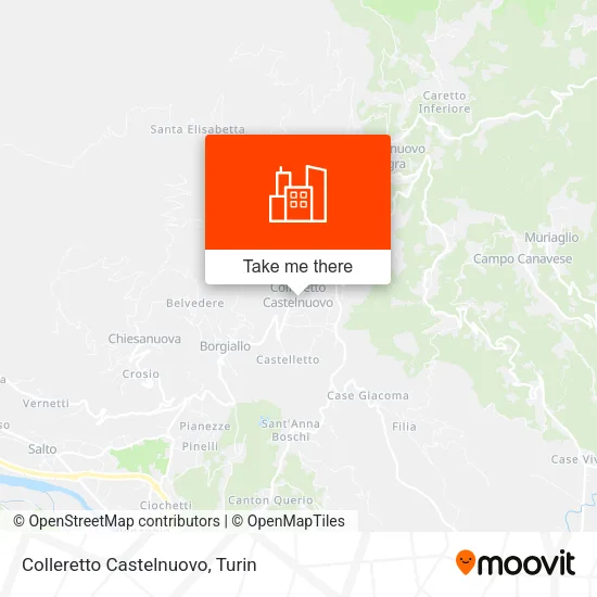 Colleretto Castelnuovo map