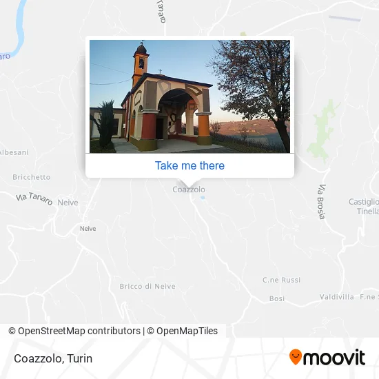 Coazzolo map