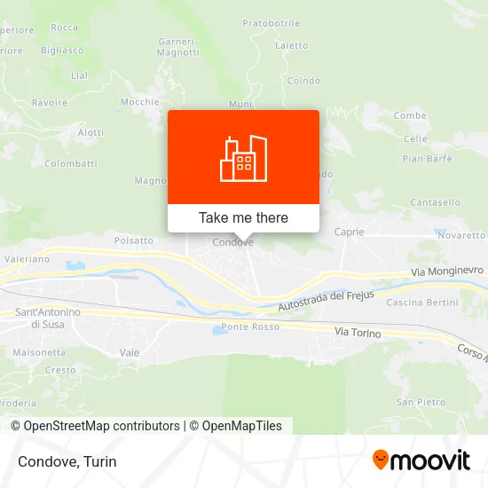 Condove map