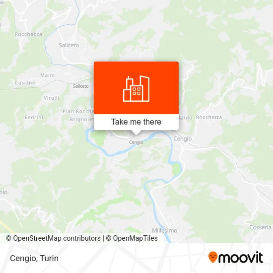 Cengio map