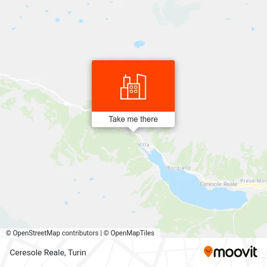 Ceresole Reale map