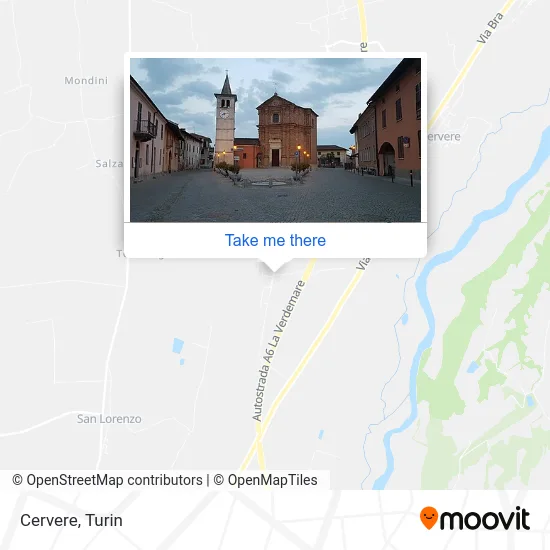Cervere map