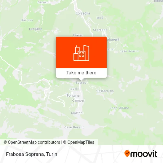 Frabosa Soprana map