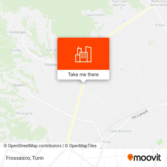 Frossasco map