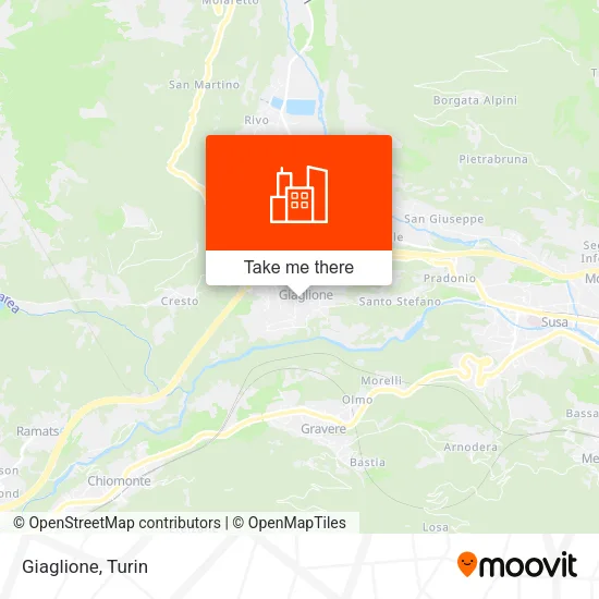 Giaglione map