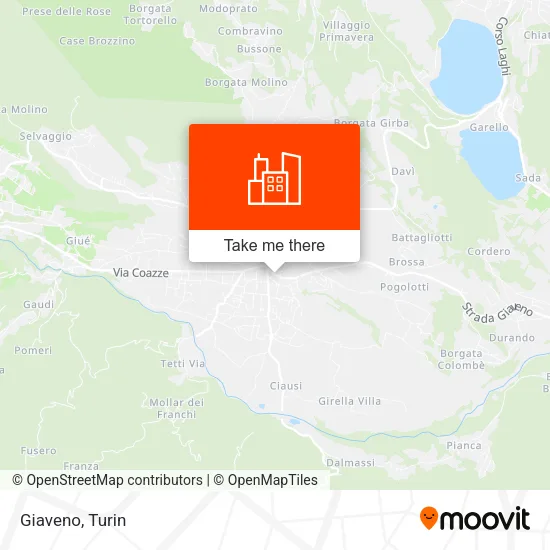 Giaveno map