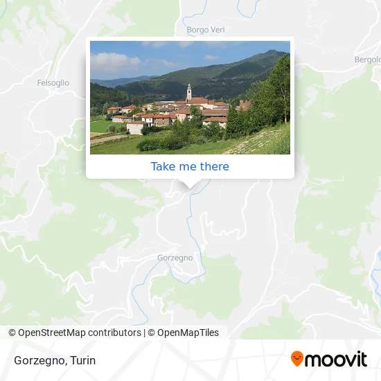 Gorzegno map