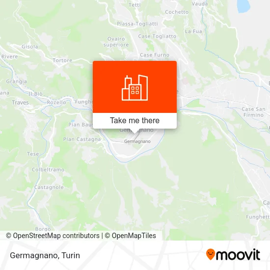 Germagnano map
