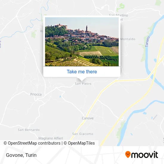 Govone map