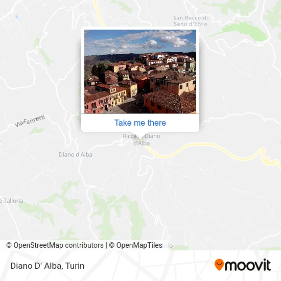 Diano D' Alba map