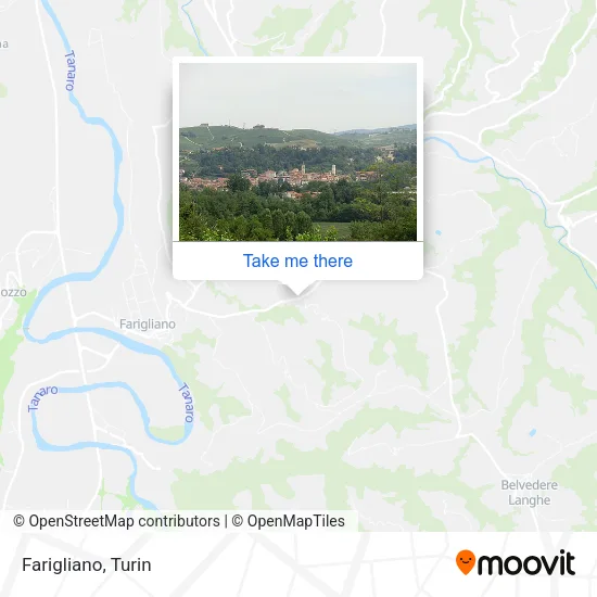 Farigliano map