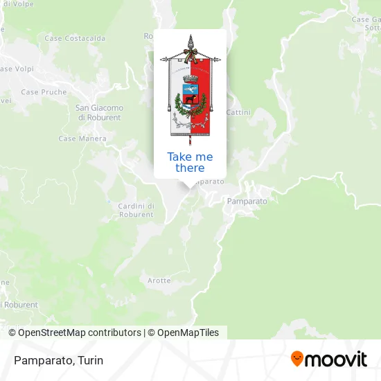 Pamparato map