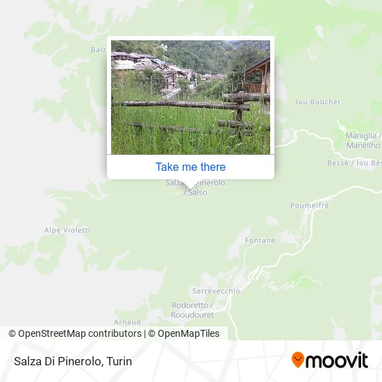 Salza Di Pinerolo map