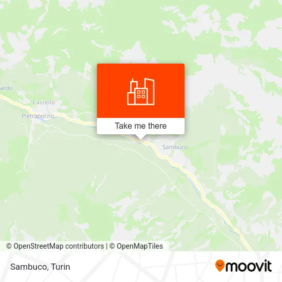 Sambuco map