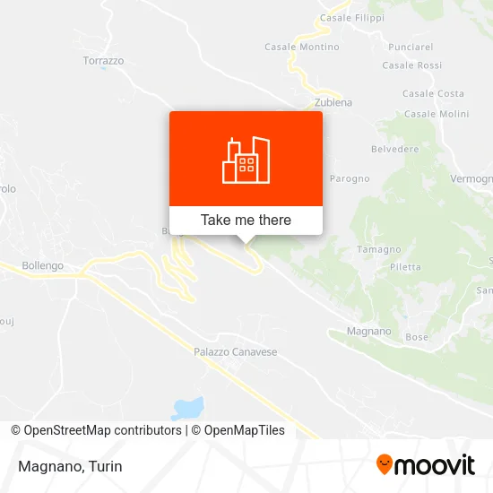 Magnano map