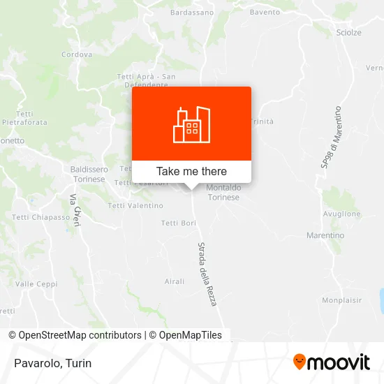 Pavarolo map