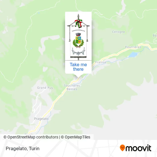 Pragelato map