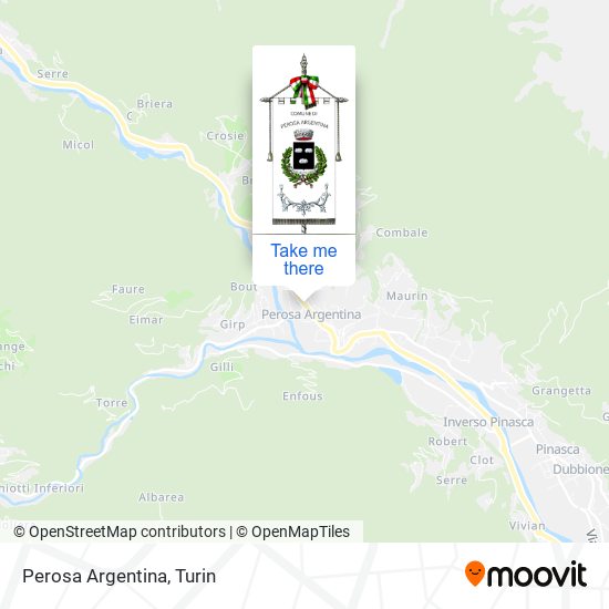 Perosa Argentina map