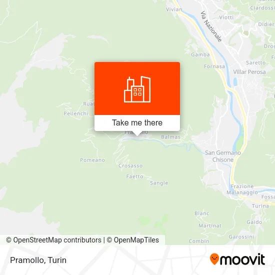 Pramollo map