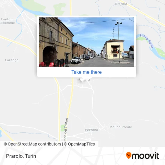 Prarolo map