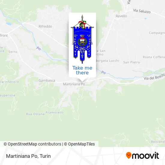 Martiniana Po map